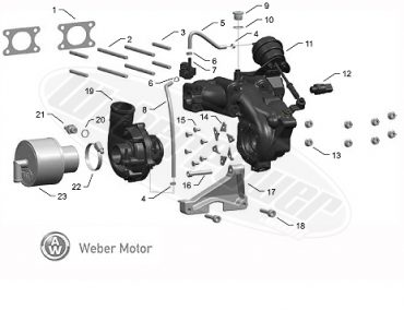 >Turbo rebuild kit from Weberpower.com