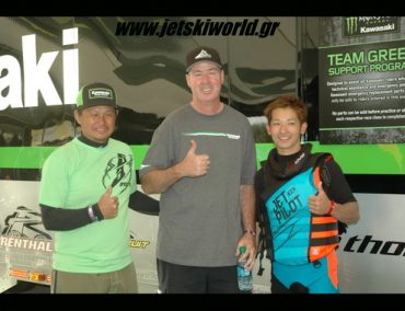 >Team Kawasaki congratulates Kokubun