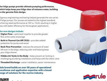 >New Rule bilge pump by Hot Products