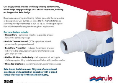 >New Rule bilge pump by Hot Products