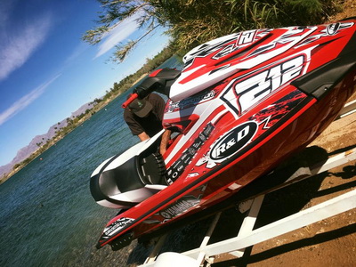 >R&D Pro Stock GP1800R set up as used on Klippers WINNING Ski