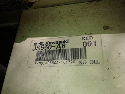 >Kawasaki JS550, ιστορικό