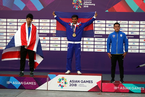 Cambodian athletes make history at Asian Games