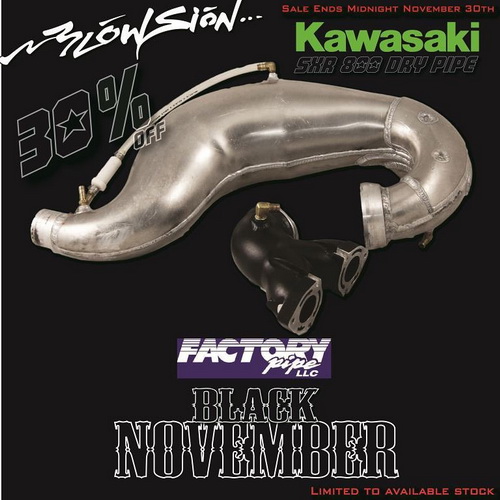 Dry pipe for 800 SX-R