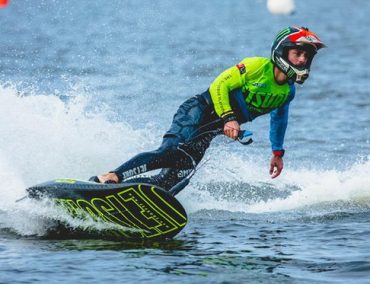 Ο Folger στην Jetsurf