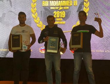 Team Pastorello on the podium