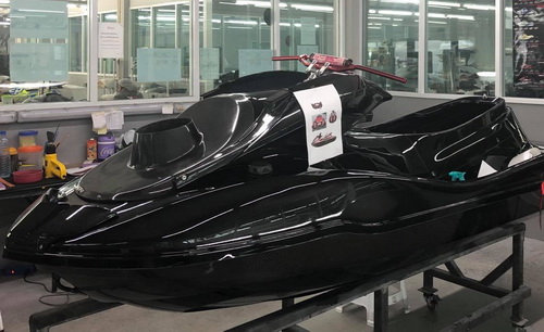 Carbon Yamaha FX boat made by VK Composites
