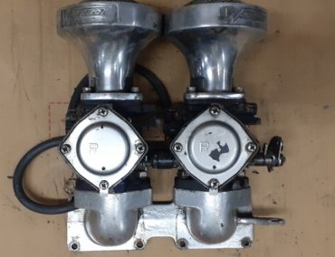 Twin carb set up for Kawasaki 650