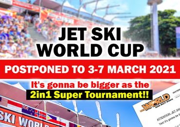 Jet Ski World Cup is postponed to 3-7 March 2021