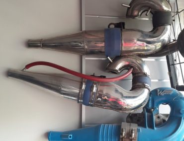 Aftermarket exhaust pipes for Kawasaki 440/550